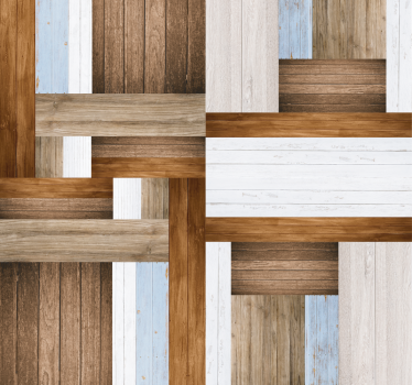 Papel pintado madera tablones modernos - TenVinilo