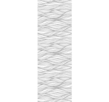 Papeles de pared modernos Ondas texturas fondo blanco - TenVinilo