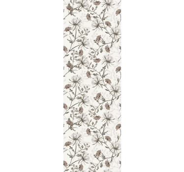 Papel tapiz flores impresiones botánicas - TenVinilo