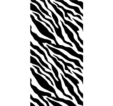 Papel pintado de cebra Cebra animal print blanco y negro - TenVinilo