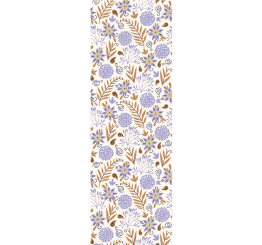 Papel tapiz flores arreglo floral estampado - TenVinilo
