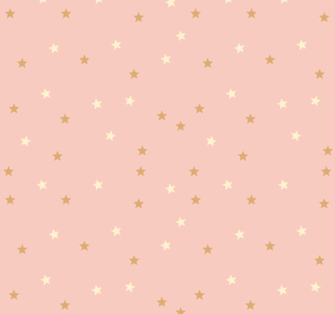 Papel pintado diminutas estrellas doradas sobre rosa - TenVinilo