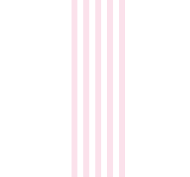Papel pintado de rayas verticales Rosa nórdico y blanco - TenVinilo