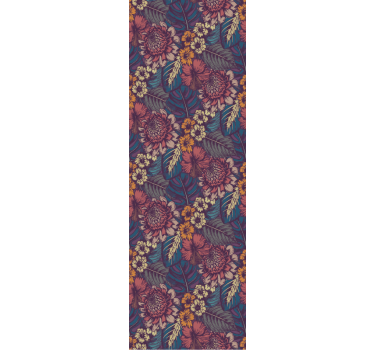 Papel tapiz flores patrón botánico vintage - TenVinilo