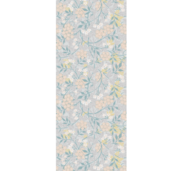 Papel tapiz flores elegancia floral de hortensias - TenVinilo