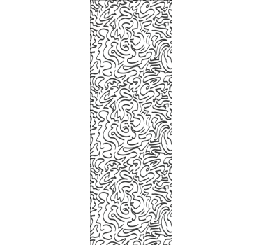 Papeles de pared modernos Garabatos inspirados en el viento - TenVinilo