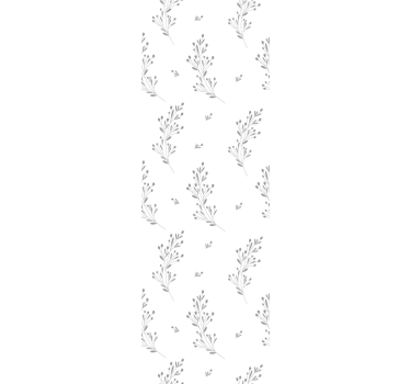 Papel tapiz flores elegancia floral beige - TenVinilo