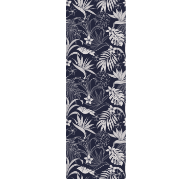 Papel tapiz flores despertar floral tropical - TenVinilo