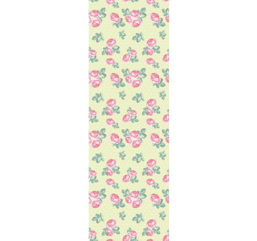 Papel tapiz flores diseño floral clásico - TenVinilo