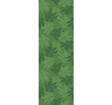 Papel pared naturaleza Hojas verdes patrón simple - TenVinilo