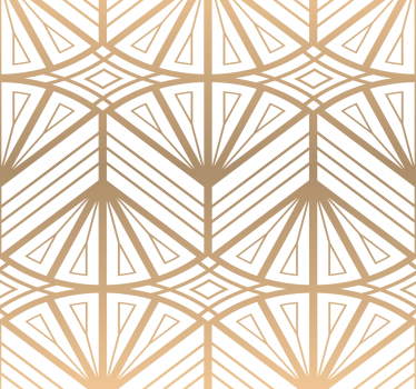 Papel tapiz moderno patrón geométrico dorado - TenVinilo