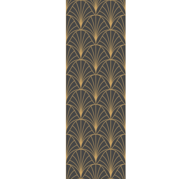 Papel tapiz moderno elegantes patrones dorados - TenVinilo