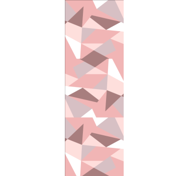 Papel triangulos Patrón geométrico triángulo rosa - TenVinilo