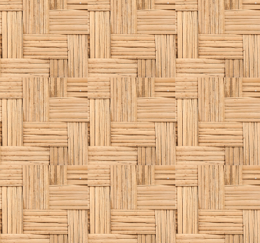Papel pintado texturas Efecto mimbre beige hecho a mano - TenVinilo