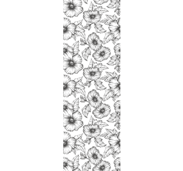Papel pared flores Malva - TenVinilo