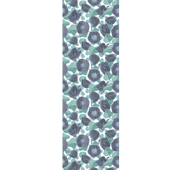 Papel pintado floral Flores de malva - TenVinilo