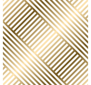 Papel decorativo para entradas líneas geométricas doradas - TenVinilo