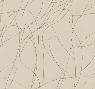Papel tapiz abstracto diseño beige líneas finas - TenVinilo