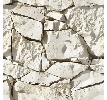 Papel tapiz piedra beige claro - TenVinilo