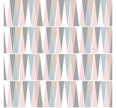 Papel tapiz moderno triangulos escandinavos - TenVinilo
