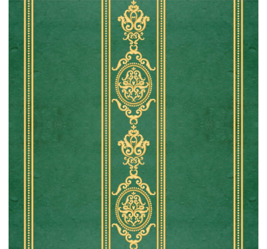 Papel tapiz barroco rayas doradas verticales - TenVinilo
