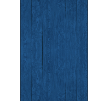 Papel pintado madera pasarela marítima azul - TenVinilo