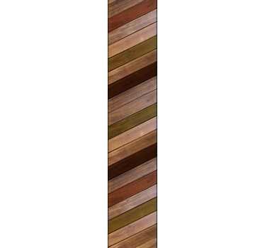 Papel tapiz madera trenza de madera - TenVinilo