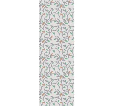 Papel tapiz flores dispersión floral retro - TenVinilo