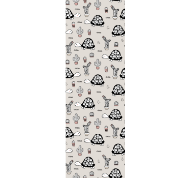 Papel para pared animal tortuga bonito  - TenVinilo