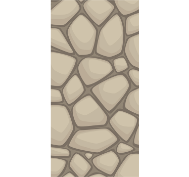 Papel pintado piedra gris dibujada - TenVinilo