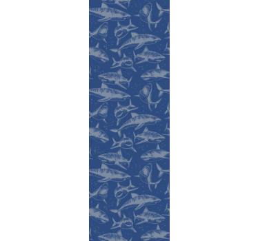 Papel pintado animales tiburones furiosos - TenVinilo