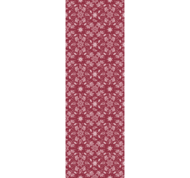 Papel tapiz flores diseño floral paisley - TenVinilo
