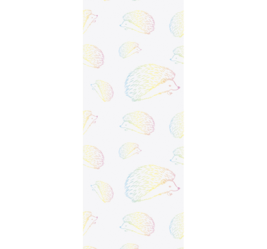 Papel tapiz animales patrón de erizo - TenVinilo