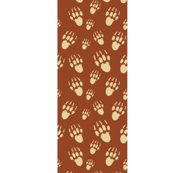 Papel tapiz animales estampados de erizo naranja - TenVinilo