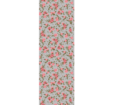 Papel pared flores patrón de rosas - TenVinilo