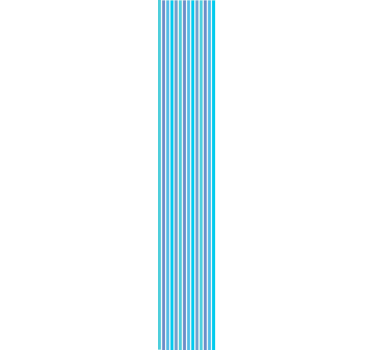Papel pintado rayas verticales azules y verdes - TenVinilo