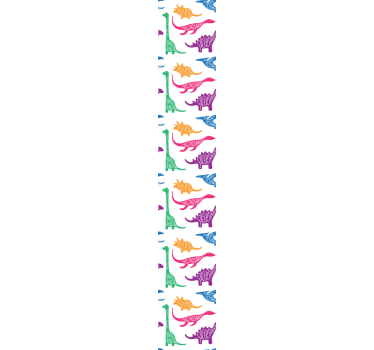 Papel tapiz dinosaurios patrón de boceto de dinosaurio - TenVinilo