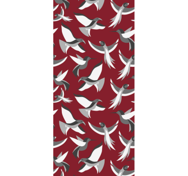 Papel tapiz animales diseño de pájaros voladores - TenVinilo