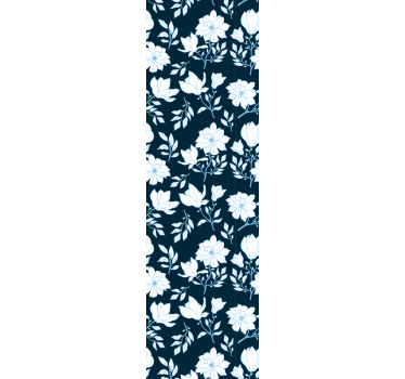 Papel tapiz flores diseño floral de floración - TenVinilo
