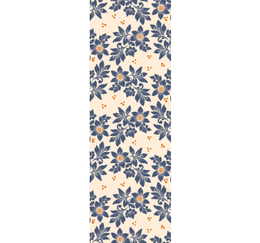 Papel tapiz flores elegancia con estampado floral - TenVinilo
