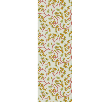 Papel tapiz flores patrón de vid floral - TenVinilo