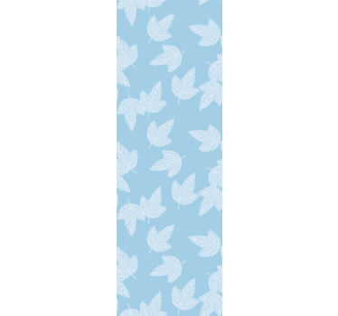 Papel pared naturaleza Hojas azules - TenVinilo