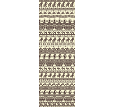 Papel tapiz animales motivos de animales egipcios - TenVinilo
