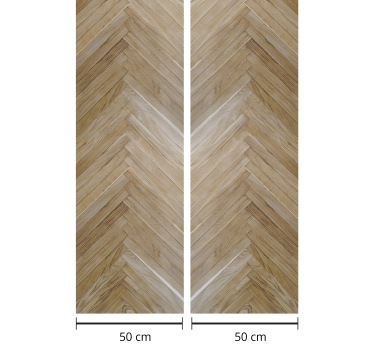 Papel pintado imitación madera patrón de espiga - TenVinilo