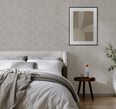 Papel dormitorio matrimonio textura natural entrelazada - TenVinilo
