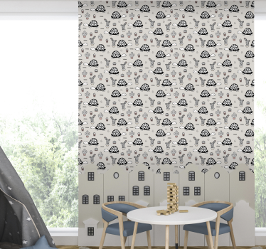 Papel para pared animal tortuga bonito  - TenVinilo