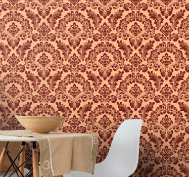 Papel pared barroco "rebaño" - TenVinilo