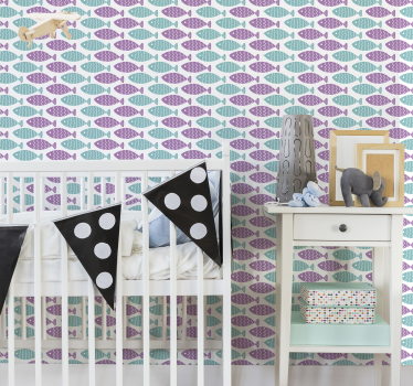 Papel decorativo para niños estilo nórdico - TenVinilo