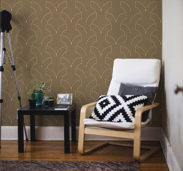 Papel pared decoraciones modernas marrón - TenVinilo
