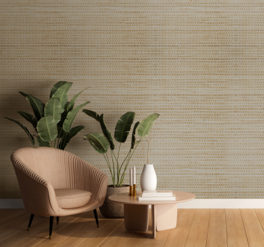 Papel pintado diferentes texturas paja entrelazada - TenVinilo